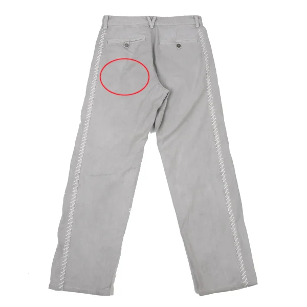ISSEY MIYAKE MEN Cotton Side Stitch Switching Design Pants K-175432_011