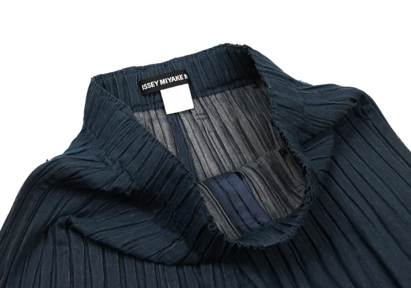 ISSEY MIYAKE MEN Cotton Pleats Cropped Pants K-175433_004