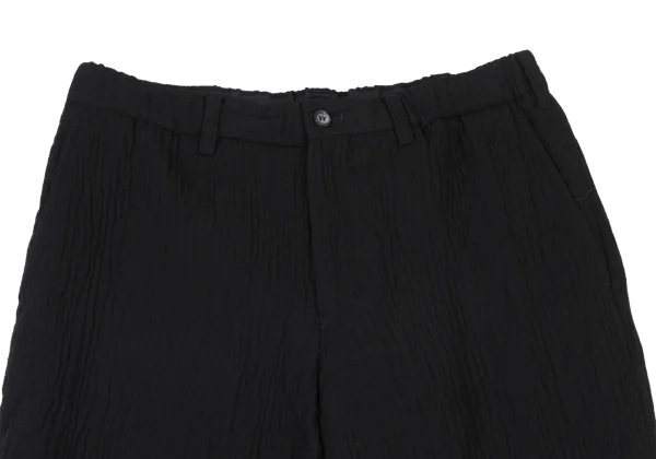 ISSEY MIYAKE MEN Wool Blend Crinkle Pleat Tapered Pants K-175434_002