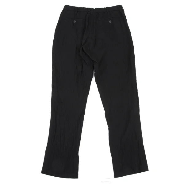ISSEY MIYAKE MEN Wool Blend Crinkle Pleat Tapered Pants K-175434_009