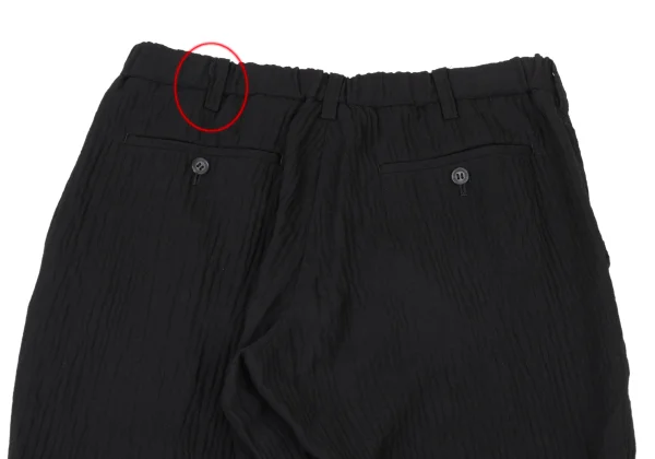 ISSEY MIYAKE MEN Wool Blend Crinkle Pleat Tapered Pants K-175434_010