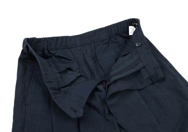 ISSEY MIYAKE MEN Cotton Linen Pleated Shorts K-175437_005