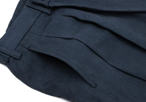ISSEY MIYAKE MEN Cotton Linen Pleated Shorts K-175437_006