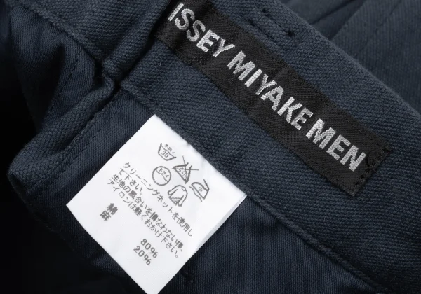 ISSEY MIYAKE MEN Cotton Linen Pleated Shorts K-175437_013
