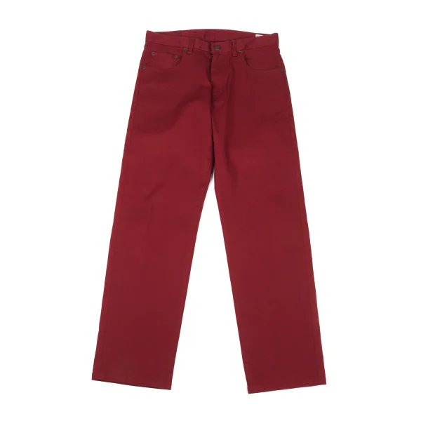 Papas Cotton Blend Stretch Pants Red 48M K-175438_001
