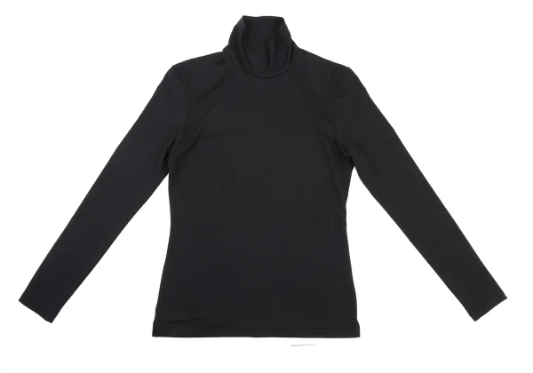 Y's Nylon Blend High Neck Stretch Fabric Top K-175439_002