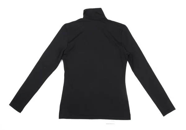 Y's Nylon Blend High Neck Stretch Fabric Top K-175439_010