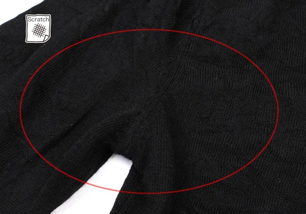 Y's Wrinkle Wool V-neck Knit Top K-175440_004