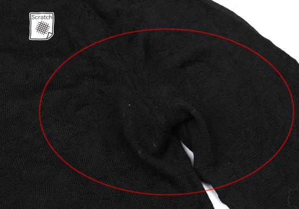 Y's Wrinkle Wool V-neck Knit Top K-175440_005