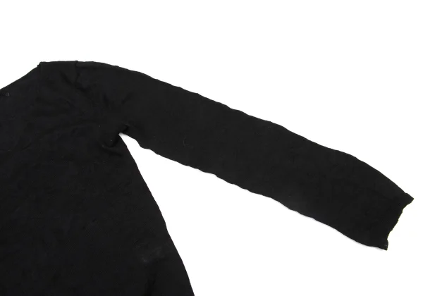 Y's Wrinkle Wool V-neck Knit Top K-175440_007