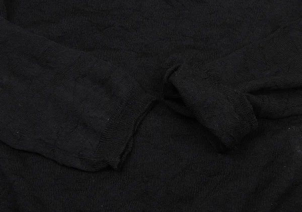 Y's Wrinkle Wool V-neck Knit Top K-175440_008