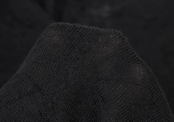Y's Wrinkle Wool V-neck Knit Top K-175440_012