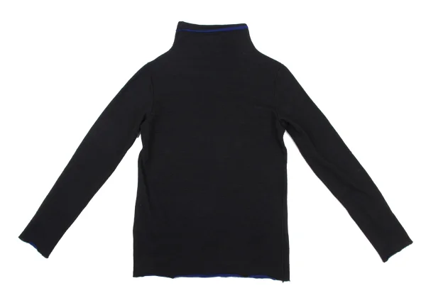 Y's Wool Blend Double-face Mockneck Knit Top K-175441_002