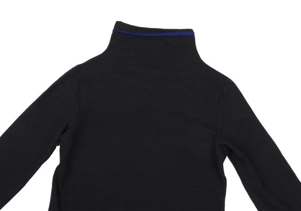 Y's Wool Blend Double-face Mockneck Knit Top K-175441_003