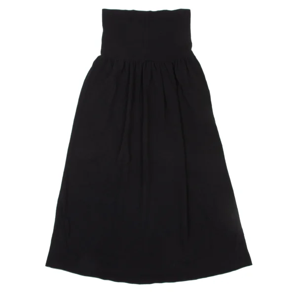 Y's Wool Blend Stretch High Waist Skirt K-175443_009