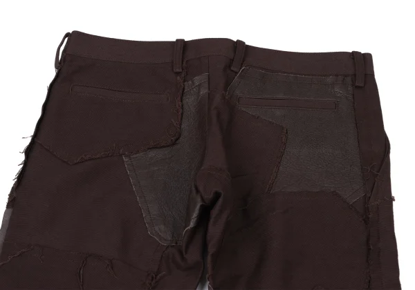 Y's Leather Patch Switching Design Pants K-175446_010