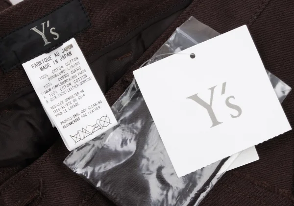 Y's Leather Patch Switching Design Pants K-175446_012