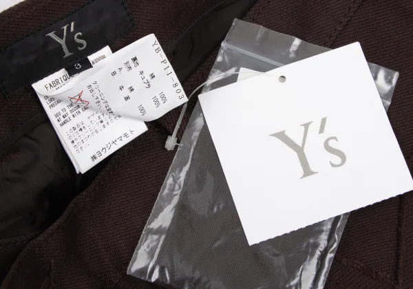 Y's Leather Patch Switching Design Pants K-175446_013