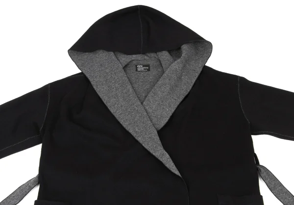 s'yte Wool Blend Double Face Hooded Knit Coat K-175449_003