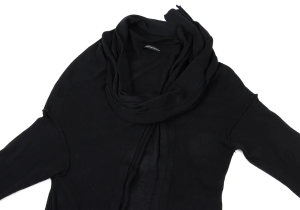 Y's Cotton Stole Neck Knit Cardigan K-175459_003