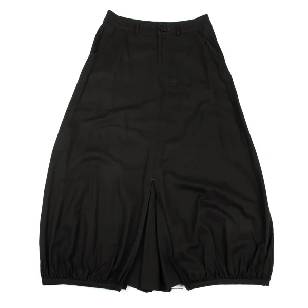 Y's Gathered Hem Cotton Skirt K-175460_002