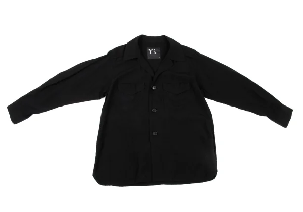 Y's Cupro Safari Shirt Jacket K-175462_002