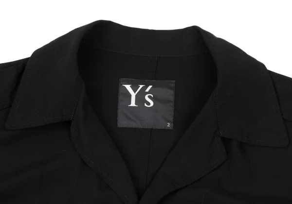 Y's Cupro Safari Shirt Jacket K-175462_004
