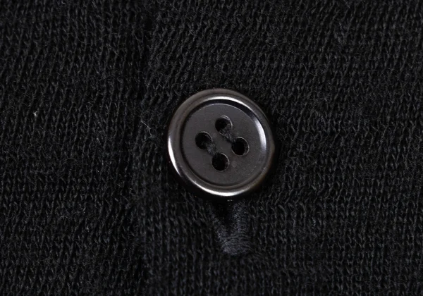Yohji Yamamoto NOIR Wool See-through Knit Cardigan K-175464_006
