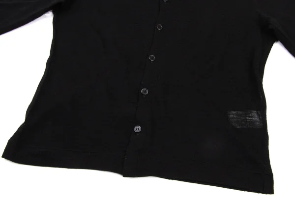 Yohji Yamamoto NOIR Wool See-through Knit Cardigan K-175464_009