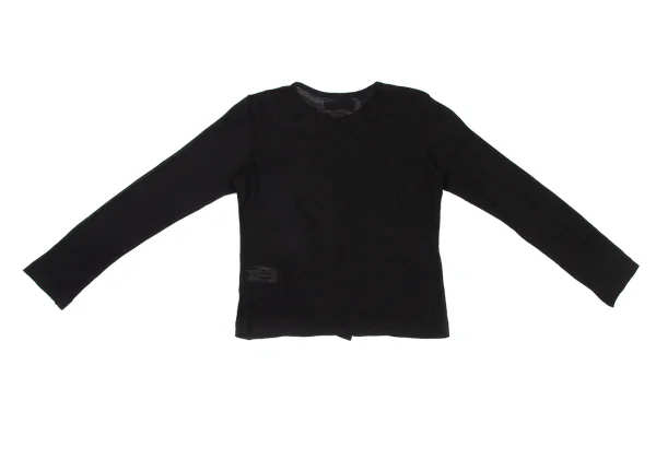 Yohji Yamamoto NOIR Wool See-through Knit Cardigan K-175464_011