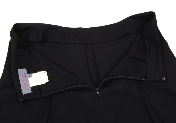 Yohji Yamamoto NOIR Wool Rayon Flare Skirt K-175465_011