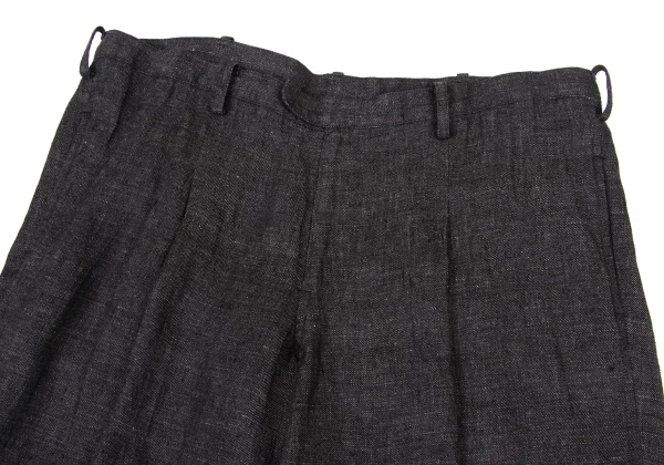 Yohji Yamamoto FEMME Linen Tuck Pants K-175467_002
