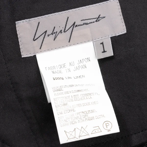 Yohji Yamamoto FEMME Linen Tuck Pants K-175467_011