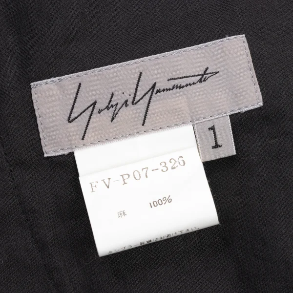 Yohji Yamamoto FEMME Linen Tuck Pants K-175467_012