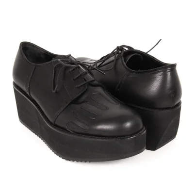 Yohji Yamamoto FEMME Leather Platform Shoes