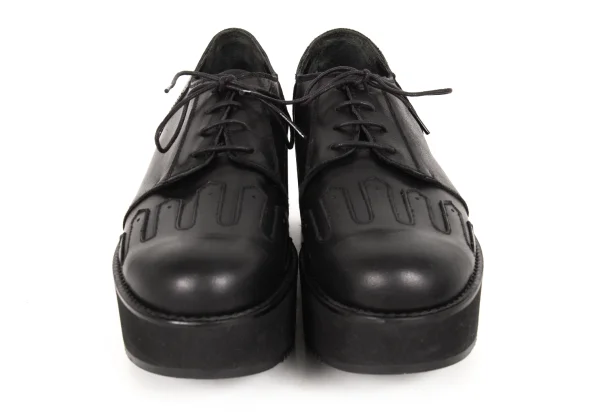 Yohji Yamamoto FEMME Leather Platform Shoes K-175471_002