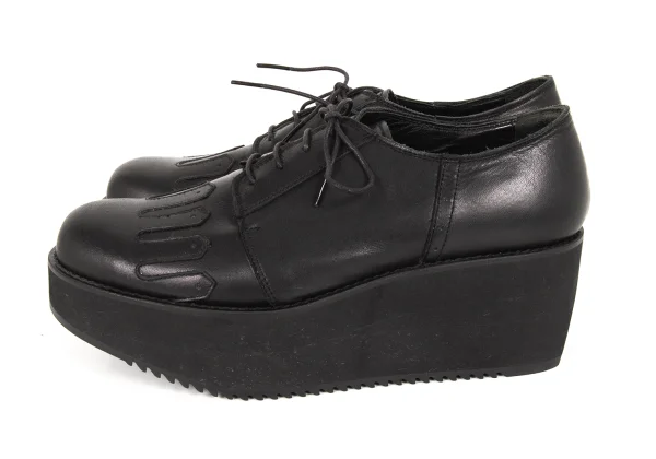 Yohji Yamamoto FEMME Leather Platform Shoes K-175471_003