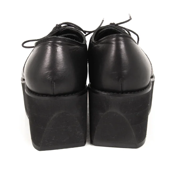 Yohji Yamamoto FEMME Leather Platform Shoes K-175471_004