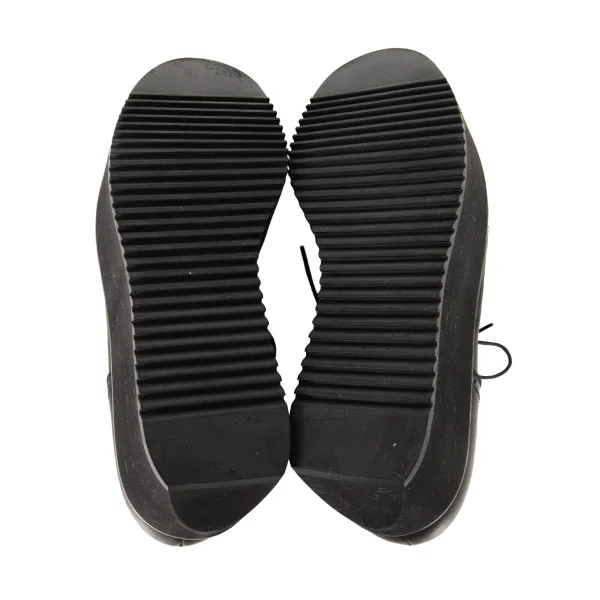 Yohji Yamamoto FEMME Leather Platform Shoes K-175471_011