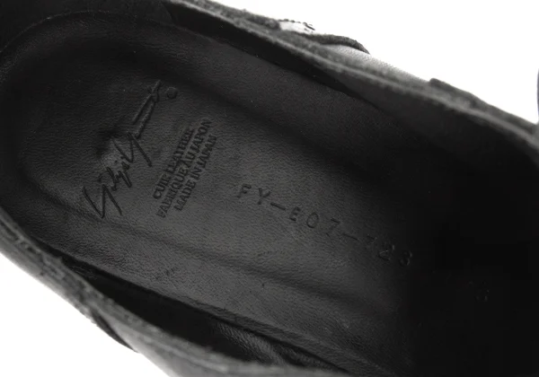 Yohji Yamamoto FEMME Leather Platform Shoes K-175471_012