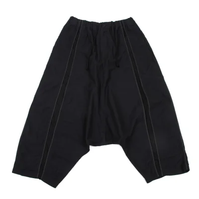 Yohji Yamamoto POUR HOMME Cotton Line Switching Dropped Crotch Pants