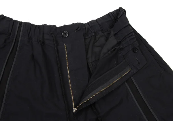 Yohji Yamamoto POUR HOMME Cotton Line Switching Dropped Crotch Pants K-175477_005