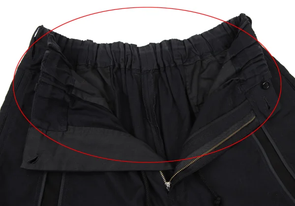 Yohji Yamamoto POUR HOMME Cotton Line Switching Dropped Crotch Pants K-175477_006