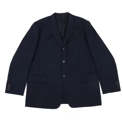 Yohji Yamamoto COSTUME D' HOMME Wool Striped Jacket