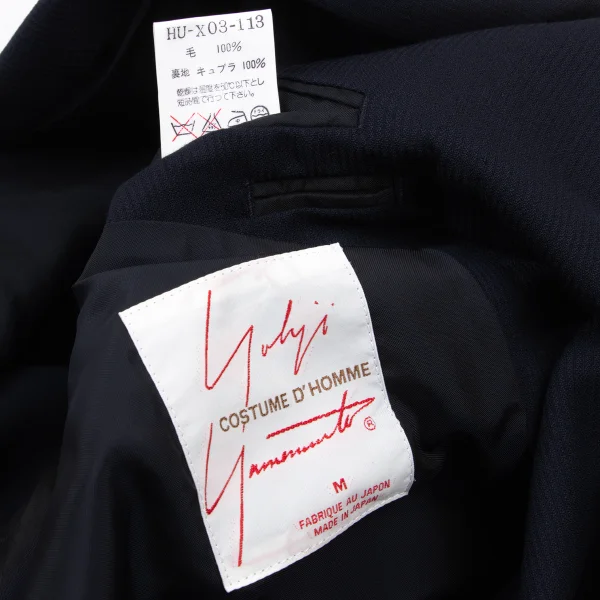 Yohji Yamamoto COSTUME D' HOMME Wool Striped Jacket K-175483_018