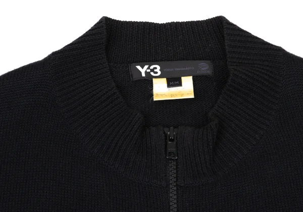 Y-3 Rib Switching Zip Up Knit Cardigan K-175485_003