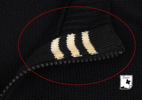 Y-3 Rib Switching Zip Up Knit Cardigan K-175485_005