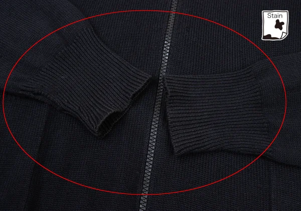Y-3 Rib Switching Zip Up Knit Cardigan K-175485_008