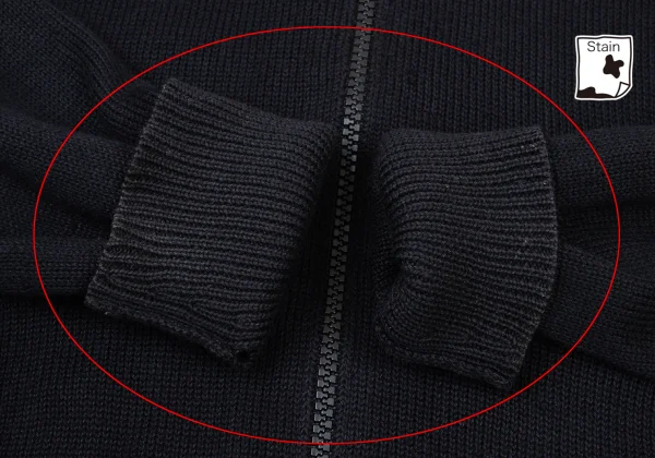 Y-3 Rib Switching Zip Up Knit Cardigan K-175485_009