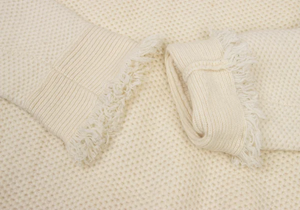sacai Fringe Neck Chunky Knit Sweater K-175491_006